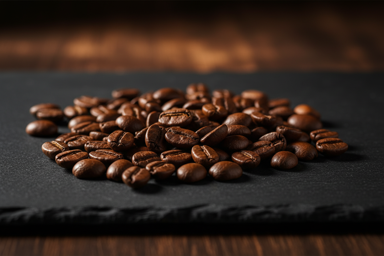 Coffee background dark